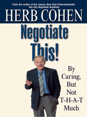 cover image of Negotiate This!